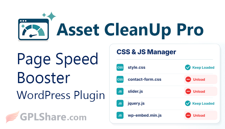 Asset CleanUp Pro Page Speed Booster WordPress Plugin