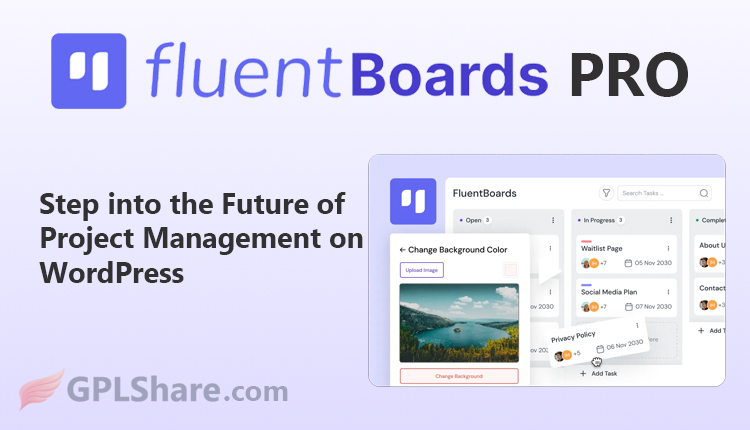 Fluent Boards Pro Project Management WordPress Plugin
