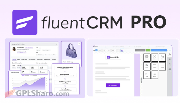 FluentCRM Pro Marketing Automation WordPress Plugin