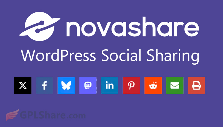 Novashare WordPress Social Sharing Plugin