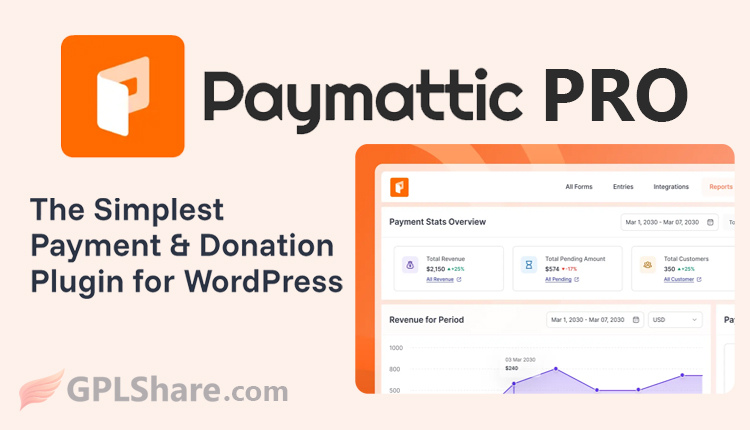 Paymattic Pro Payment and Donation WordPress Plugin