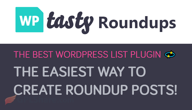 Tasty Roundups WordPress Plugin