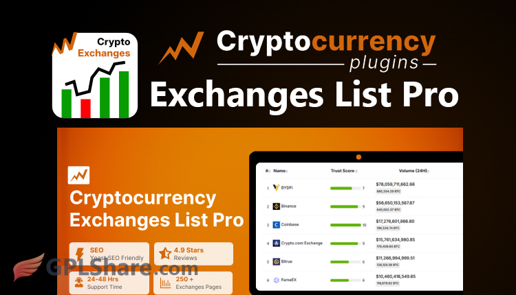 Cryptocurrency Exchanges List Pro WordPress Plugin