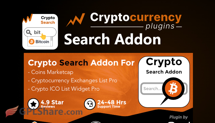 Cryptocurrency Search Addon For Crypto Plugin