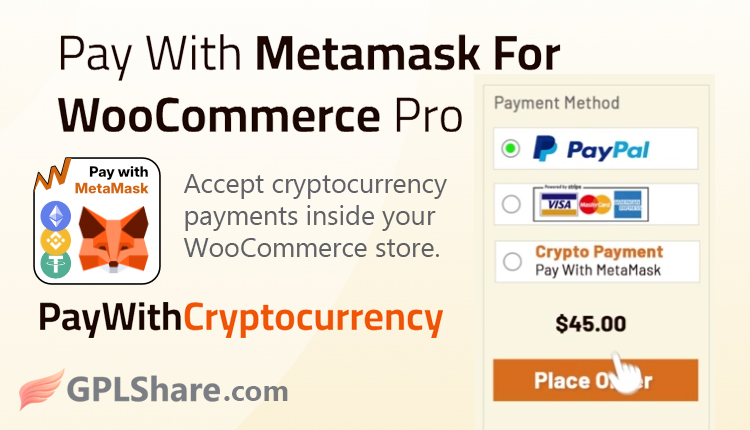 Pay With Metamask For WooCommerce Pro Plugin