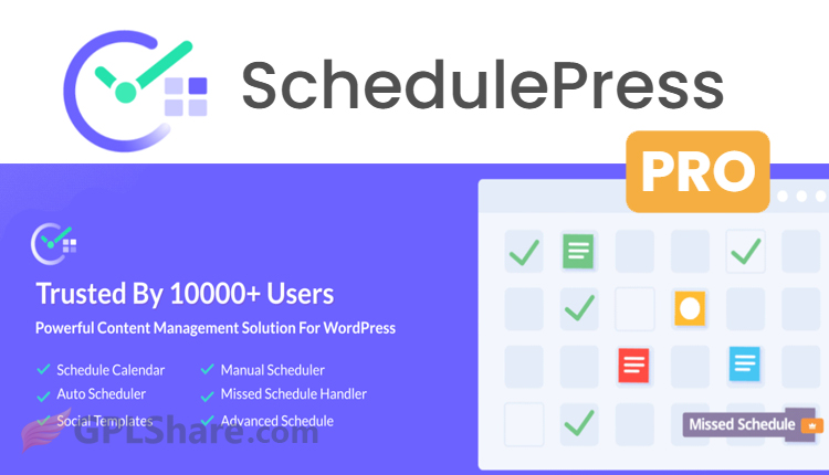 SchedulePress Pro WordPress Schedule Posts Plugin